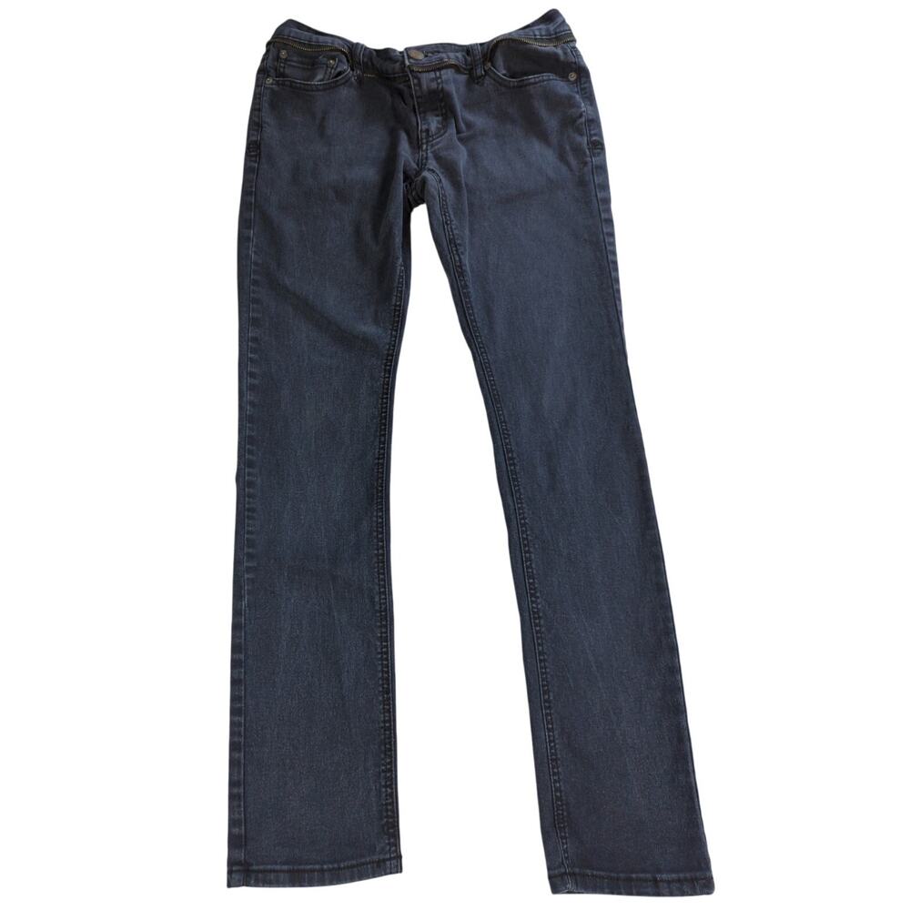 rue21 Womens Jeans 30x30 Dark Wash Stretch Denim Straight Leg Mid Rise